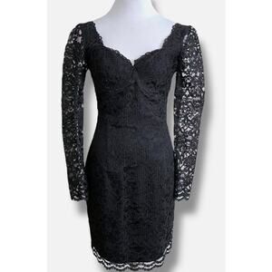 Vintage Moda IntL lace mini dress bustier 90s Y2K Whimsigoth goth grunge S